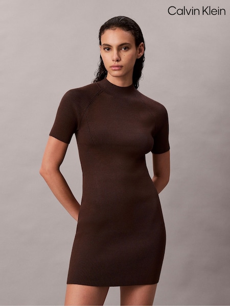 Calvin Klein Sculpted Knit Mini Dress (V10338) | 203 €