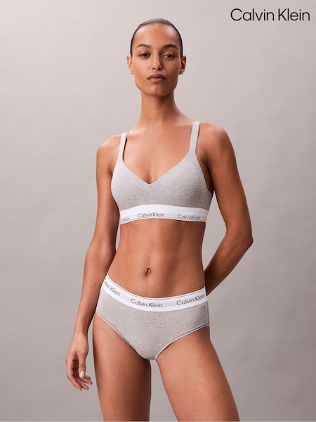 Calvin Klein Grey Lift Bralette - Icon Cotton Modal (V10443) | €51