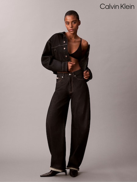 Calvin Klein High Rise Barrel Jeans (V10487) | R$ 1.285