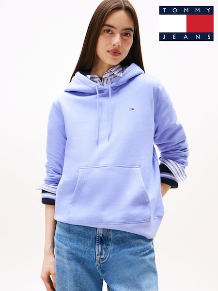 Tommy Jeans Blue Flag Embroidery Drawstring Hoodie (V10546) | €86