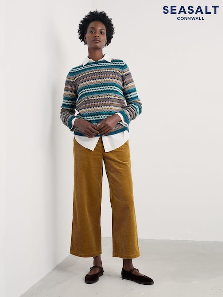 Seasalt Cornwall Yellow Asphodel Cord Trousers (V10574) | €89