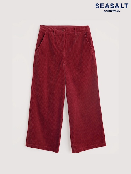 Seasalt Cornwall Red Asphodel Cord Trousers (V10591) | €105