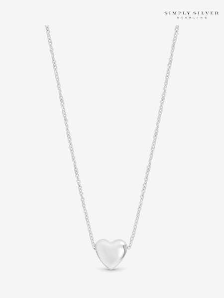 Simply Silver 925 Sterling Silver Polished Mini Heart Pendant (V10922) | €40