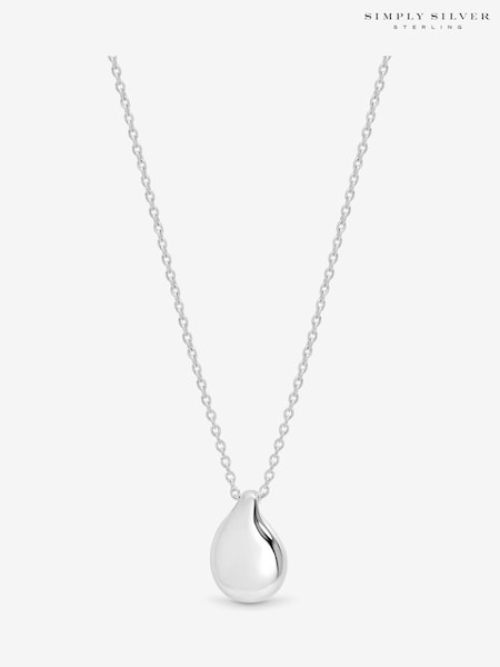 Simply Silver 925 Sterling Silver Polished Large Nugget Thread Through Pendant (V10923) | €80