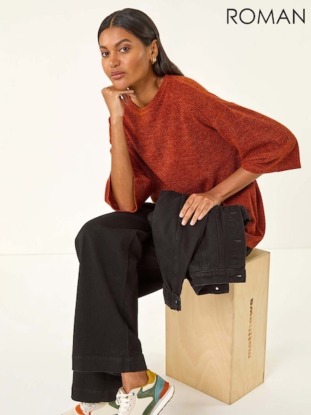 Roman Orange Jersey Snit Jumper (V10960) | €42