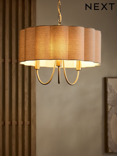 Natural Larson 3 Light Chandelier (V11049) | €162