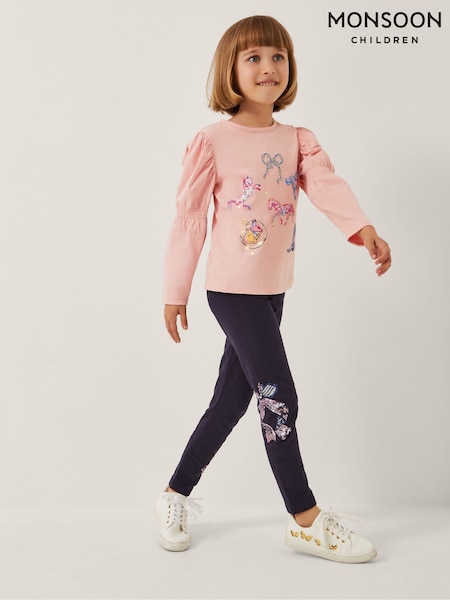 Monsoon Sequin Bow Leggings (V11063) | ‏114 د.إ.‏ - ‏ 142‏ د.إ.