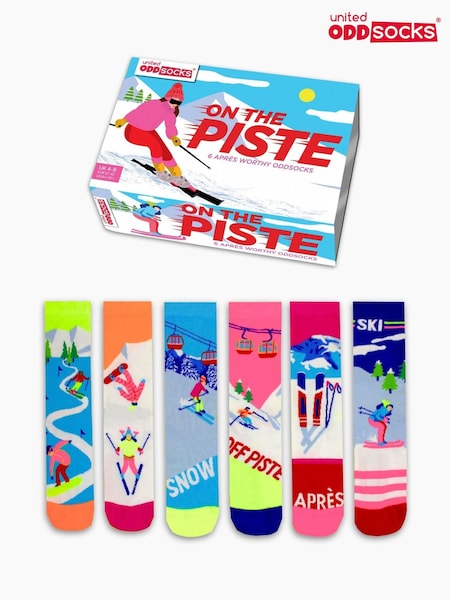United Odd Socks Pink Ladies Ski Socks 6 Packs (V11065) | €21