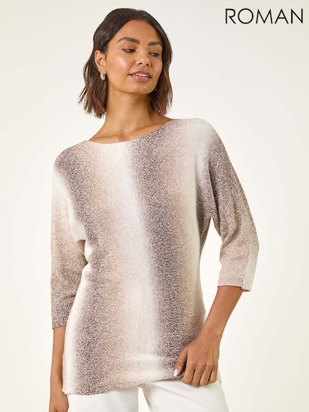 Roman Ombre Stripe Knit Jumper (V11103) | R$ 545