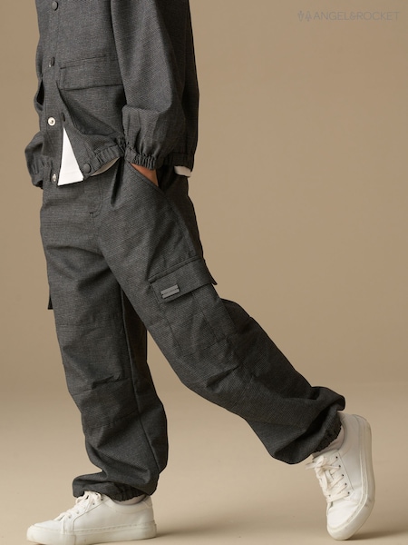 Angel & Rocket Grey Alex Pinstripe Trousers (V11295) | 129 QAR - 148 QAR