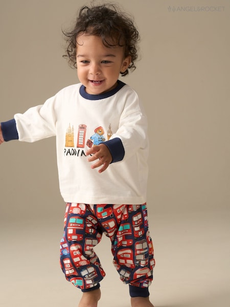 Angel & Rocket Blue Paddington Pyjamas Set (V11313) | 109 QAR - 119 QAR