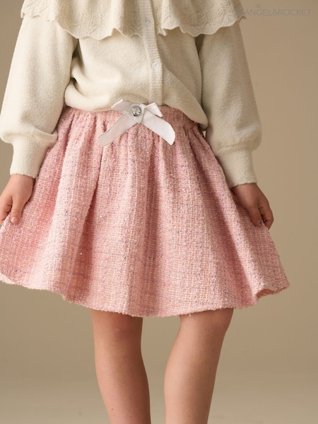 Angel & Rocket Pink Faye Tweed Skirt (V11323) | R$ 335 - R$ 375