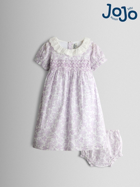 JoJo Maman Bébé Purple Dress (V11447) | AED186 - AED221