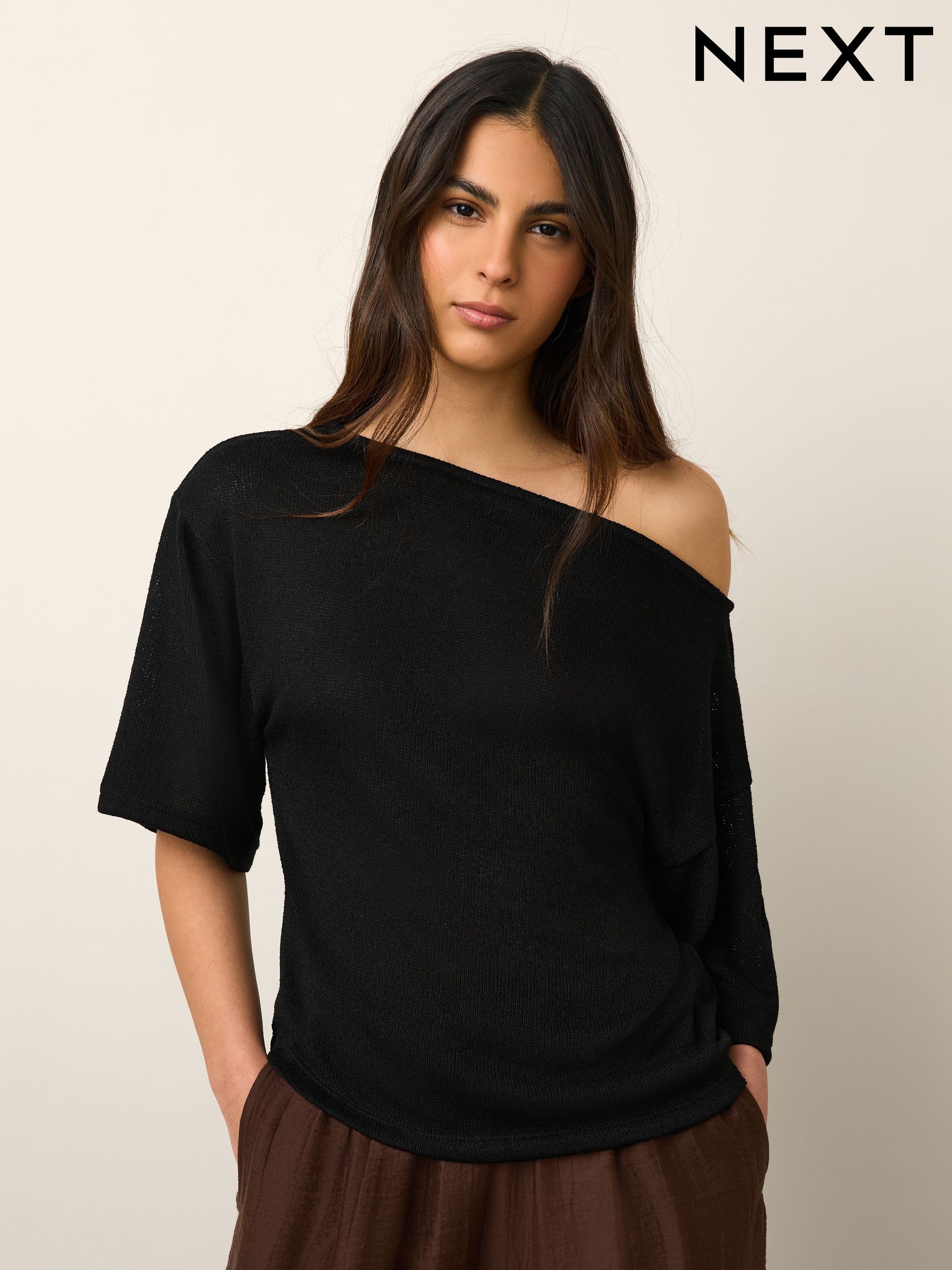 Buy Women's Tops Stripe Knitted Online | Next India