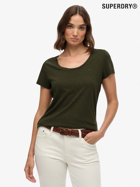 Superdry Studios Scoop Neck T-Shirt (V11548) | R$ 195