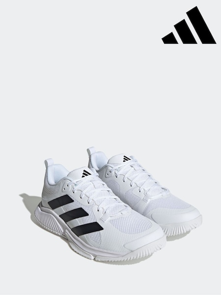 adidas White Court Team Bounce 2.0 Shoes (V11625) | R$ 790