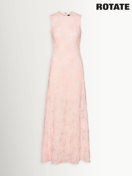 Rotate Mesh Maxi Dress (V11678) | kr5 183