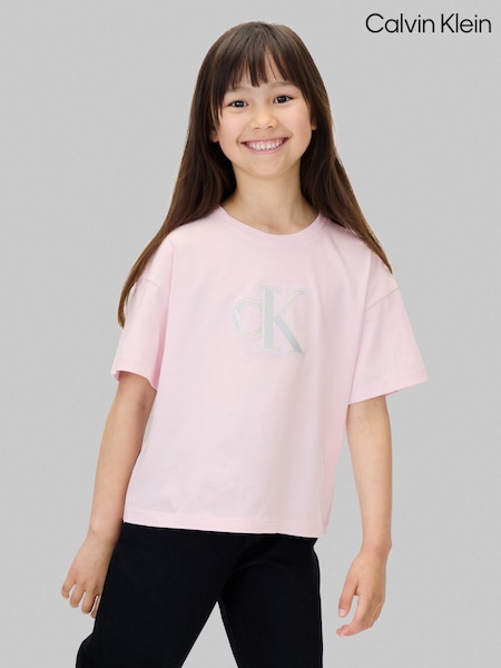 Calvin Klein Pink Logo T-Shirt (V11744) | €35