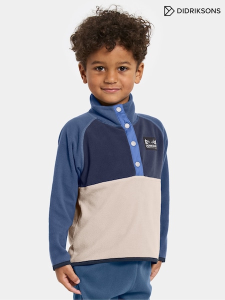 Didriksons Monte Kids Half-Button Fleece (V11760) | AED163