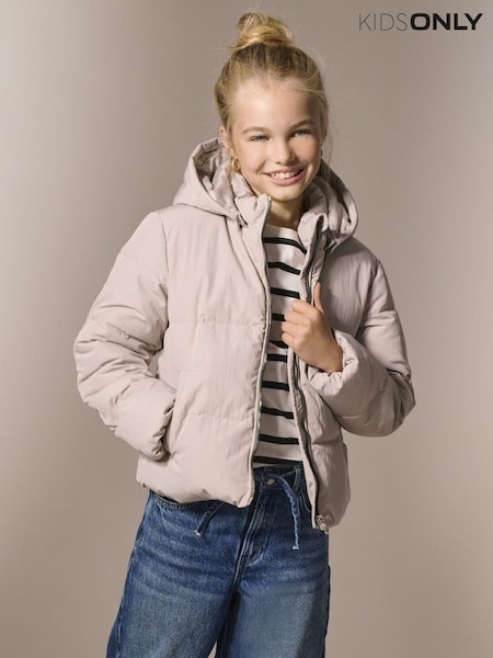 ONLY KIDS Grey Puffer Coat (V11810) | 70 €