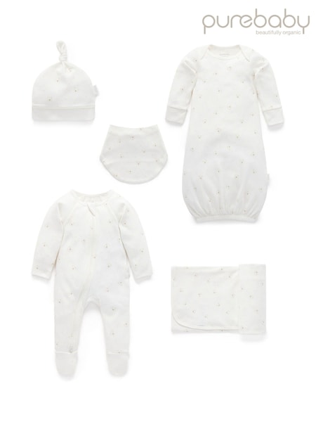 Purebaby Welcome Baby Sleepsuits 2 Pack (V11824) | 78 €