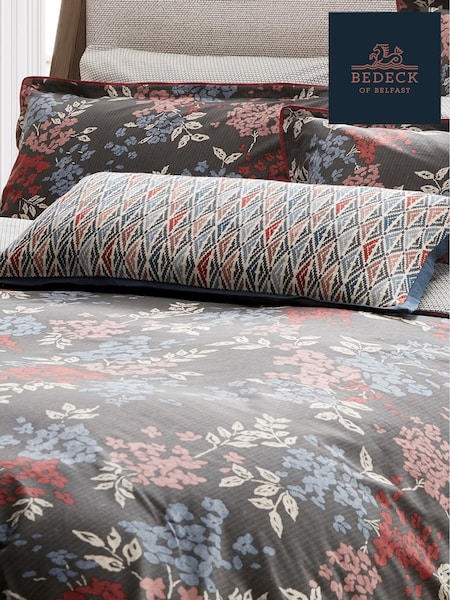 Bedeck of Belfast Graphite Multi Lucine Cushion (V11866) | AED291