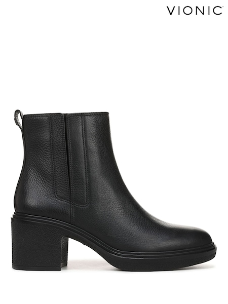 Svart - Vionic Savannah Wide Fit Water Resistant Arch Support Boot (V12180) | kr2 670