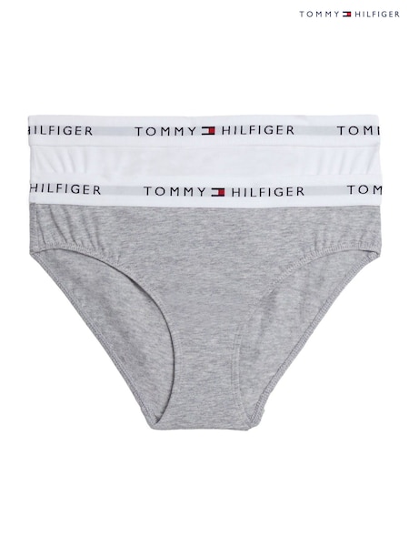 Tommy Hilfiger White 2-Pack Signature Logo Briefs (V12219) | 99 QAR