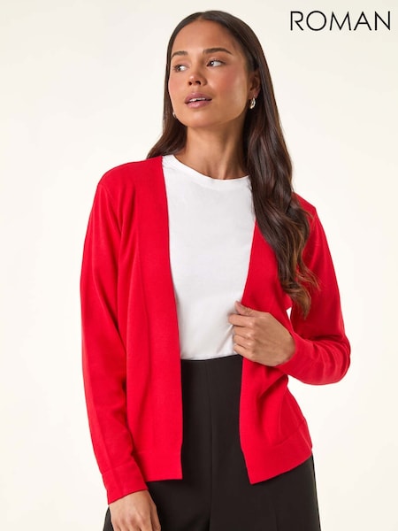 Roman Red Petite Open Knitted Cardigan (V12402) | €45