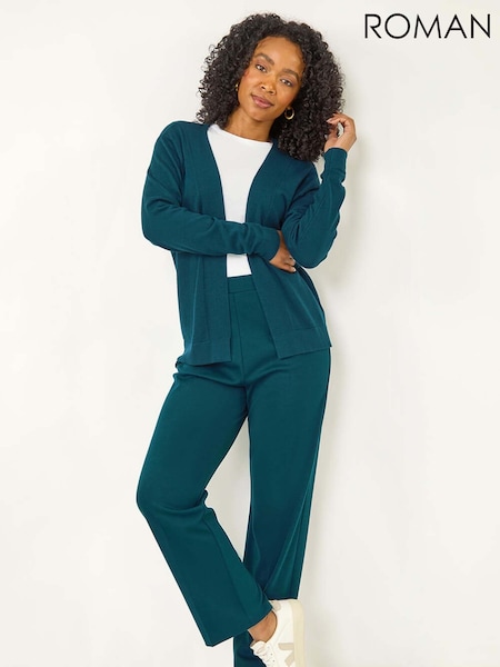 Roman Green Petite Straight Leg Ponte Stretch Trousers (V12419) | €42