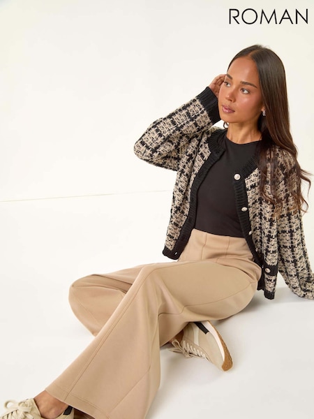 Roman Natural Petite Front Seam Stretch Trousers (V12432) | €42