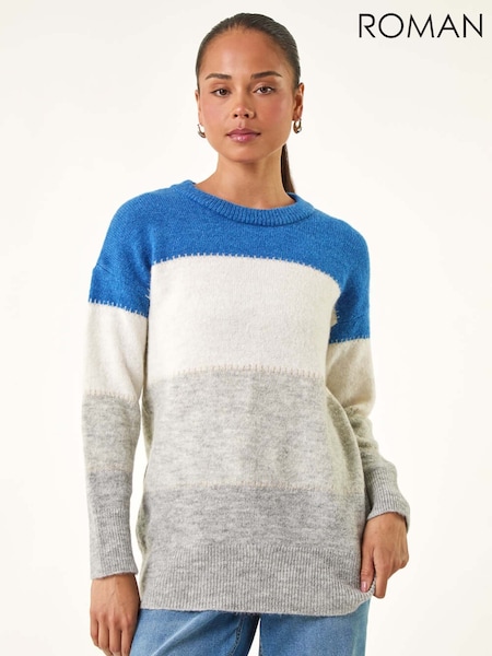Roman Petite Stripe Knitted Jumper (V12452) | R$ 510