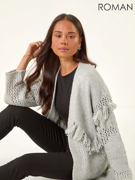 Roman Petite Tassel Knit Cardigan (V12454) | R$ 605