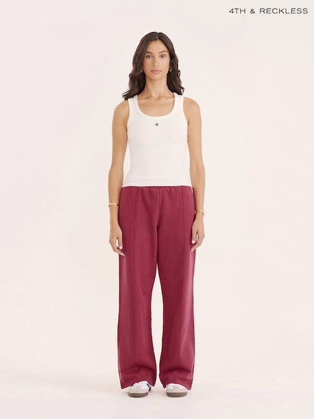 4th & Reckless Red Fergie Joggers (V12480) | €48
