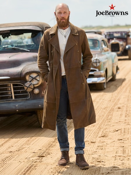 Joe Browns Brown Classic Military Overcoat (V12603) | €417