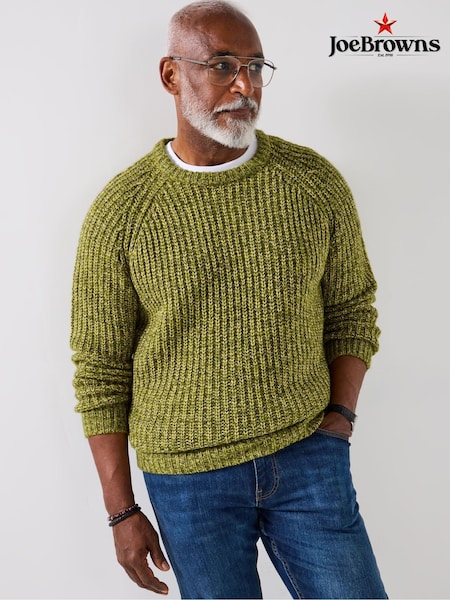 Joe Browns Green Chunky Rib Knit Jumper (V12619) | AED233