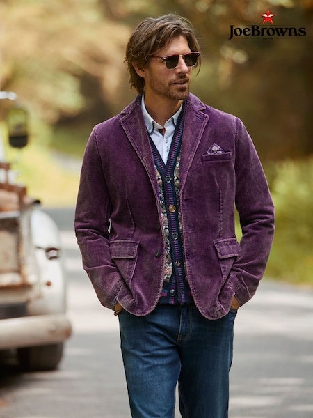Joe Browns Purple Corduroy Blazer (V12622) | €133