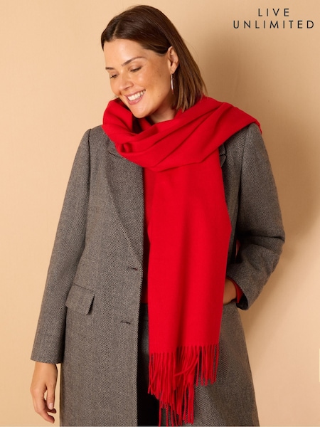 Live Unlimited Red Curve Scarf (V12788) | €50