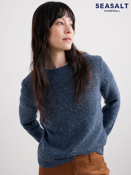 Seasalt Cornwall Blue Dawson Pick Jumper (V13097) | €96