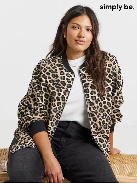 Simply Be Print Zip Through Bomber Jacket (V13539) | 53 €