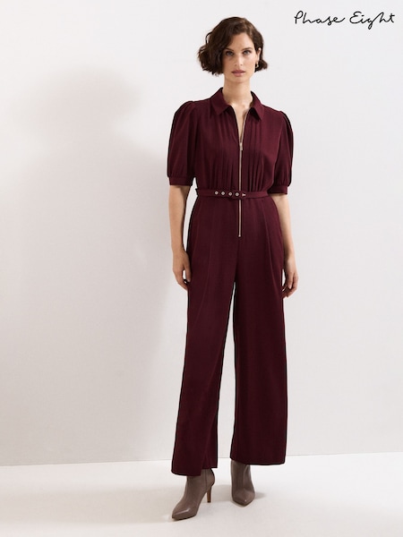 Phase Eight Red Candice Jumpsuit (V13716) | €152
