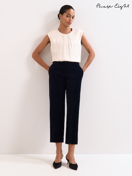 Phase Eight Blue Lyra Cord Trousers (V13720) | €126