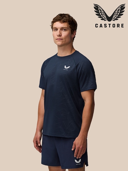 Castore Navy Adapt Printed T-Shirt (V13756) | €45