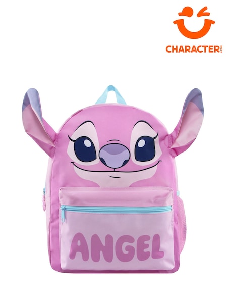 Character Pink Disney Lilo And Stitch Angel Backpack With 3D Ears (V13854) | €28