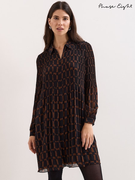 Phase Eight Black Ella Swing Dress (V13884) | €126