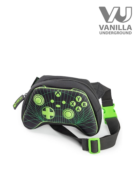 Vanilla Underground Black Xbox Unisex Kids Black Cross-Body Bag (V13926) | AED131