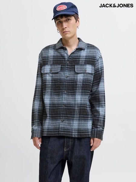 JACK & JONES Grey Checked Shirt (V13955) | €50