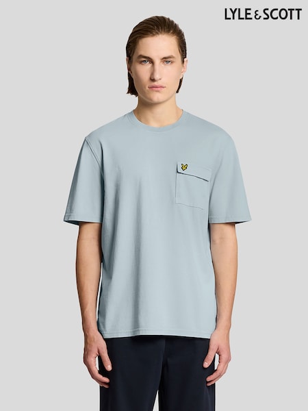 Lyle & Scott Blue Cargo Pocket T-Shirt (V13986) | €72