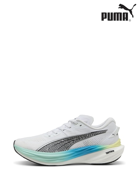 Puma White Deviate NITRO™ 3 Mens Running Shoes (V14034) | R$ 1.480