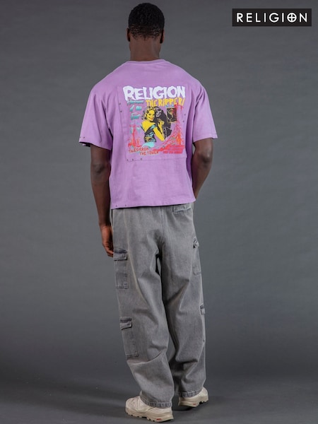 Religion Purple Acid Ripper T-Shirt (V14048) | € 70